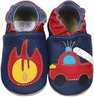 Hobea Germany Baby Booties Soft Leather Single-Colour Design