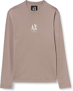 Armani Exchange Icon Project Embroidered Logo Men's Long Sleeve T-Shirt
