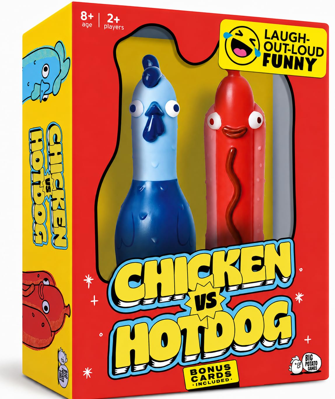 Chicken vs Hotdog - Hilarious Flip Challenge Party Game for Kids & Family | Laug