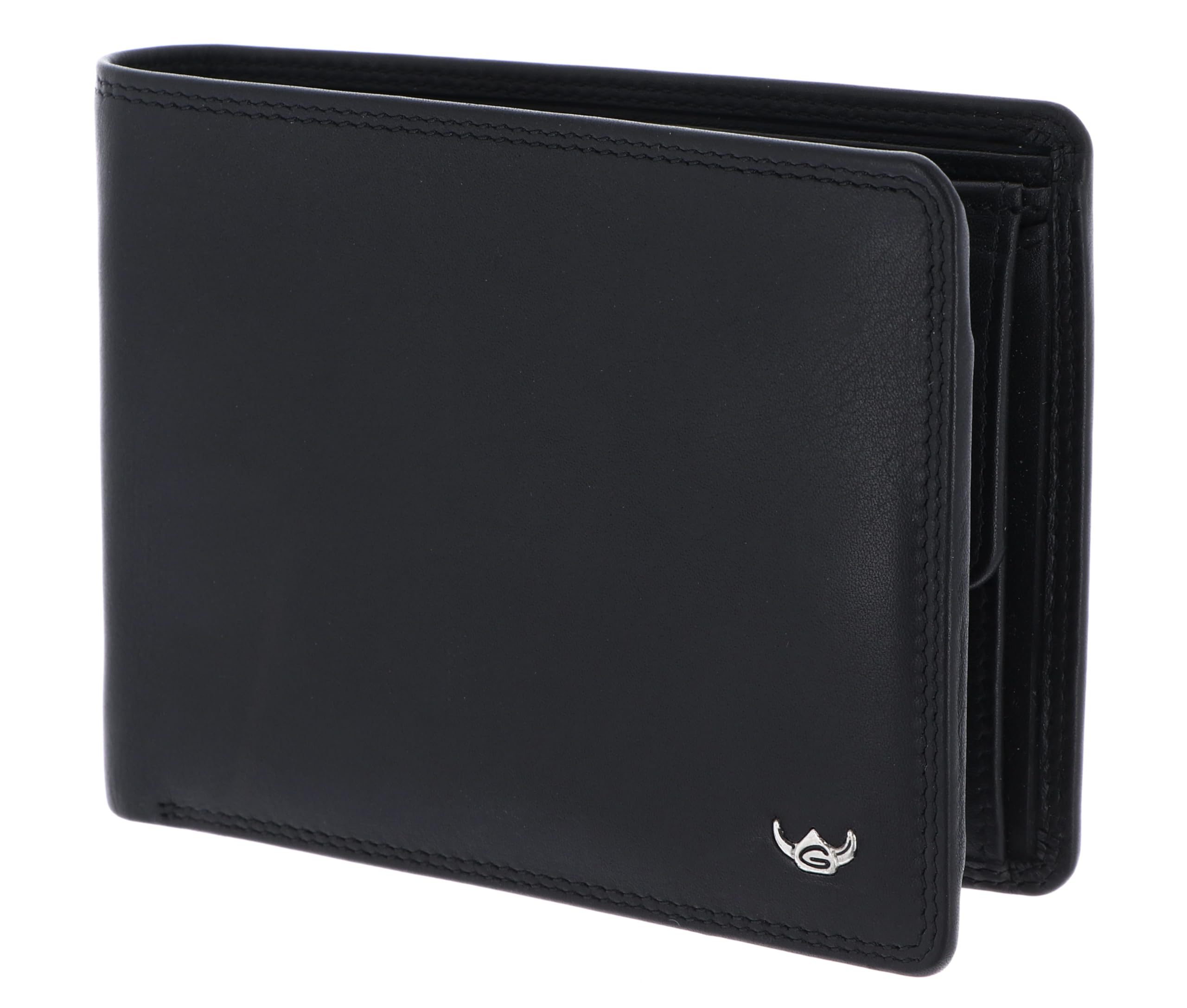 Golden Head Leather Purse Polo RFID Protect Scheintasche 1138 Schwarz Black