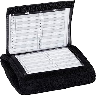 Wilson WTF9970BL American Football Wrist Training Case Synthetic Fiber/Cotton 3 Planning Windows Velcro Closure, Unisex-Adult, Black, Length 13 cm