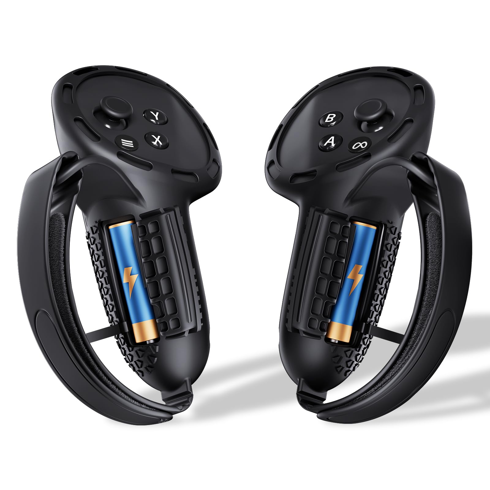 SUPERUS Upgraded Controller Grips Cover Compatible with Meta Quest 3S/Quest 3 Ac