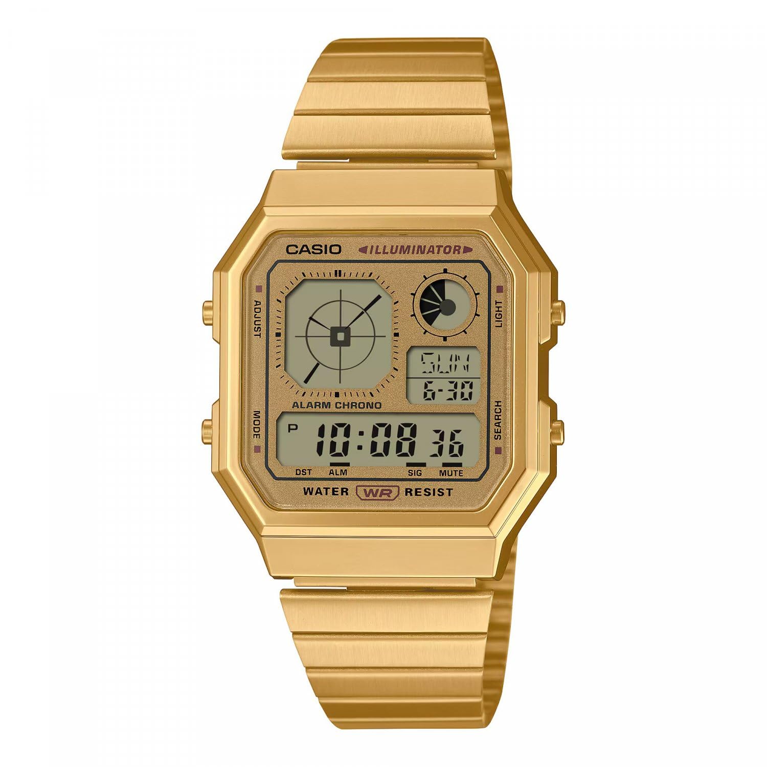 Casio Collection A130WEG-9AEF Resin Stainless Steel Watch