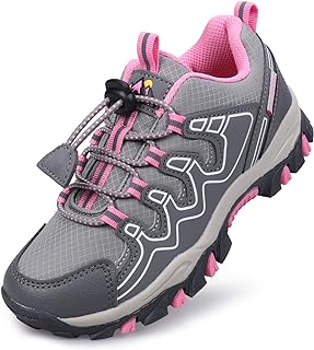UOVO Boys Girls Kids Sneakers Hiking Running Outdoor Walking Tennis Shoes Waterproof Non Slip Fashion Sneakers(Little/Big Kids