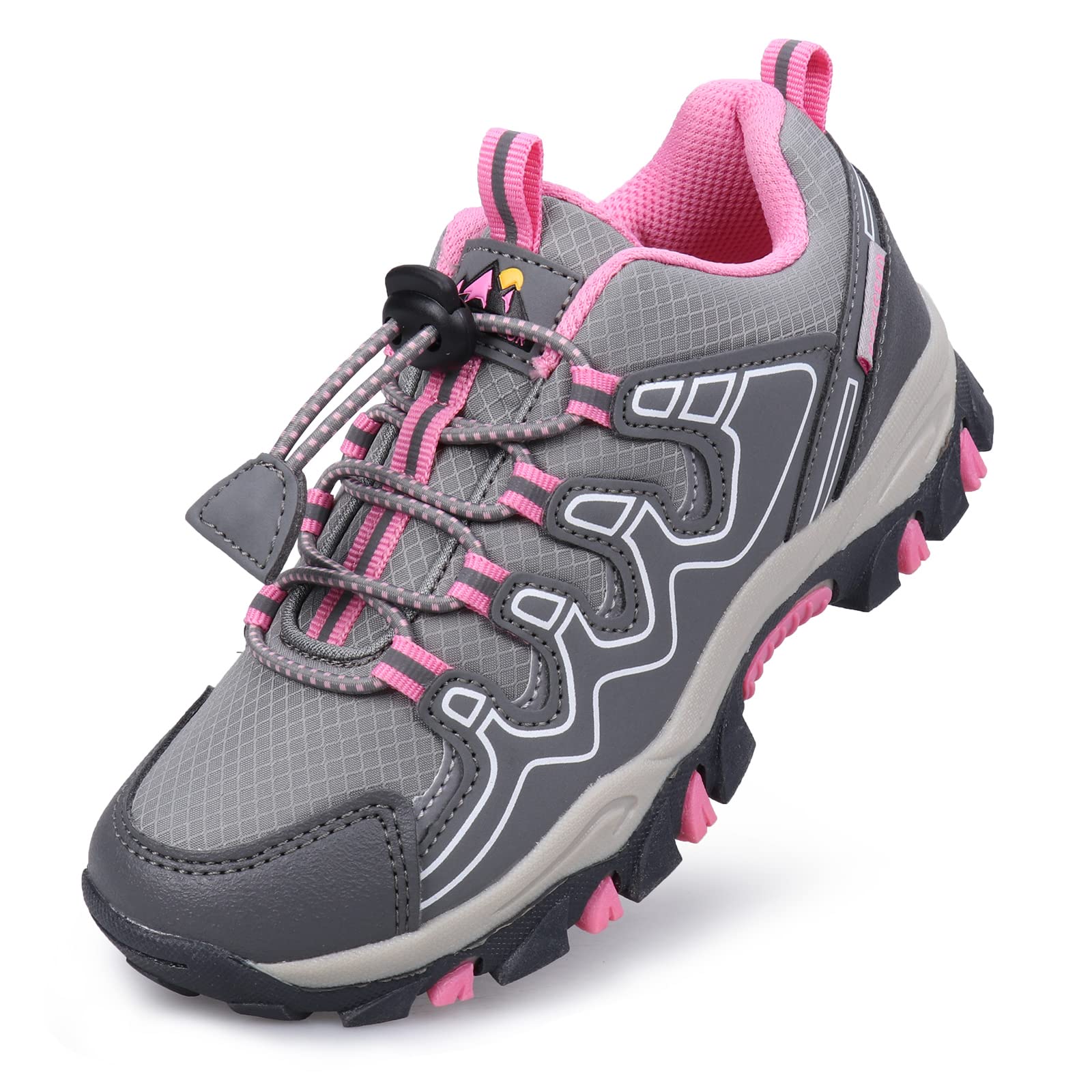 UOVO Boys Girls Kids Sneakers Hiking Running Outdoor Walking Tennis Shoes Waterp