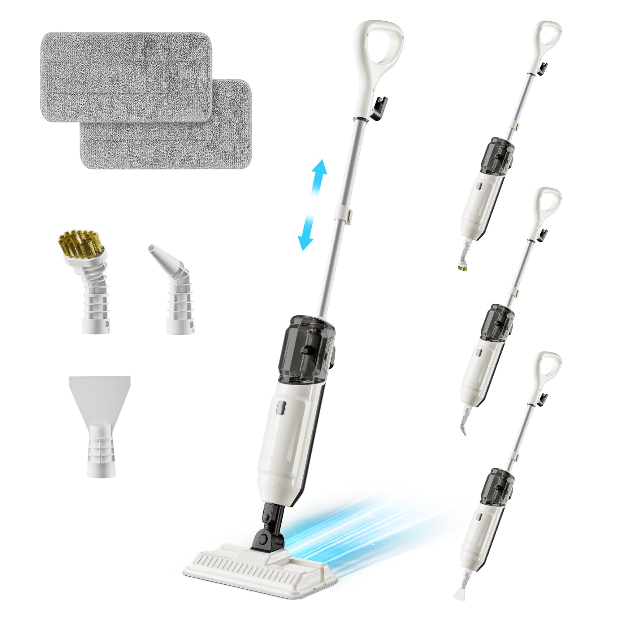 Wotaste Steam Mop Cleaner 260°F Steam in 15s, 16.9oz Tank Hardwood and Tile | 99