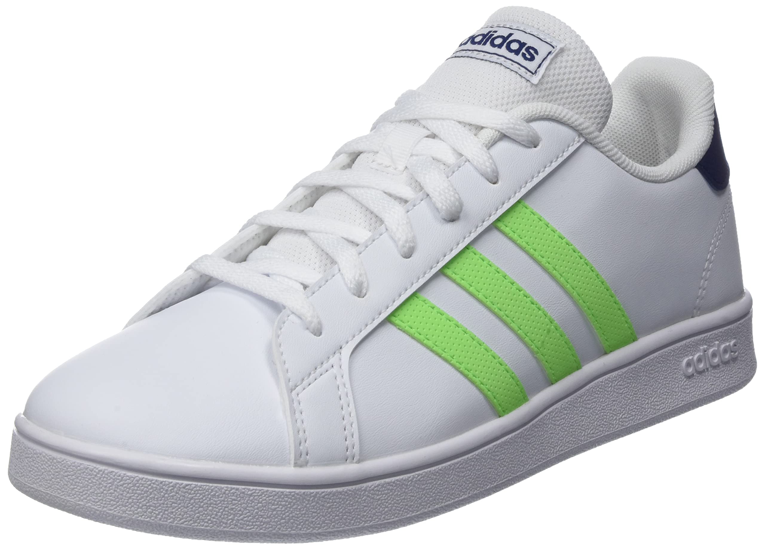 Adidas Unisex Kids Tennis Shoes Grand Court K Ftw Bla Ftw Bla Plamet 11.5 UK Chi