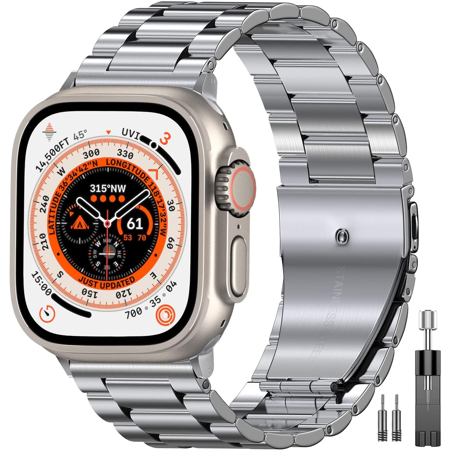 EPULY Compatible with Apple Watch Band 42mm 44mm 45mm 38mm 40mm 41mm, Business S