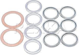 Rexka 12pcs Transfer &amp; Differential Service Gasket Kit Compatible with Toyota Lexus 4Runner Land Cruiser Tundra Tacoma FJ Cruiser Highlander RAV4 Sequoia Sienna 1215710010 9043024003 90430A0003