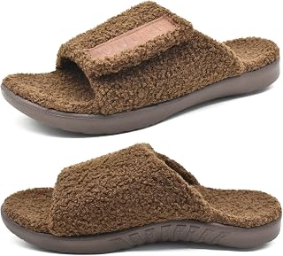 ONCAI Sandal Man Open Toe Beach Shoes Adjustable Strap Slide Arch Support Slipper Summer Size 40-49