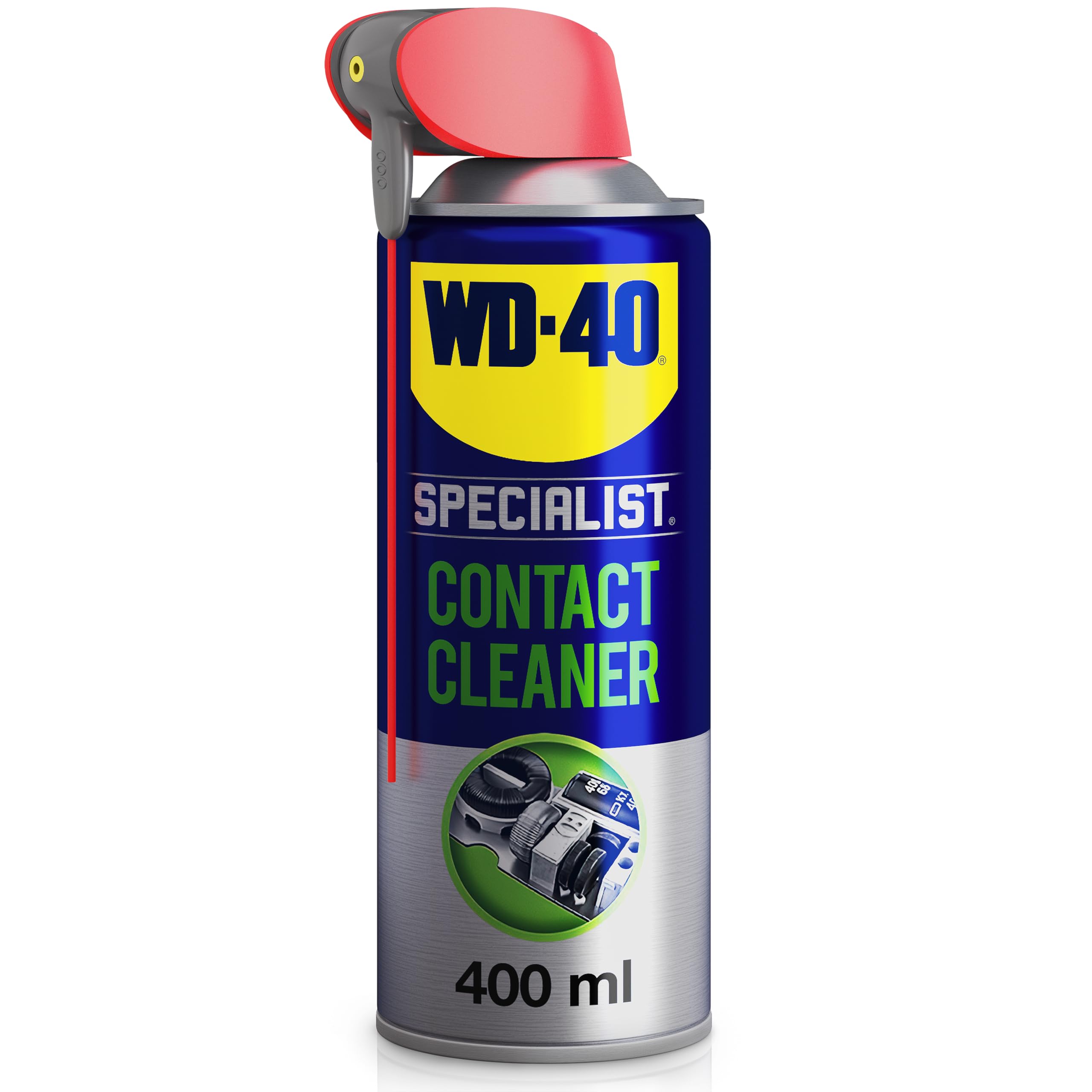 WD-40 Specialist Electrical Contact Cleaner Spray, Residue-Free - 400ml | Used i