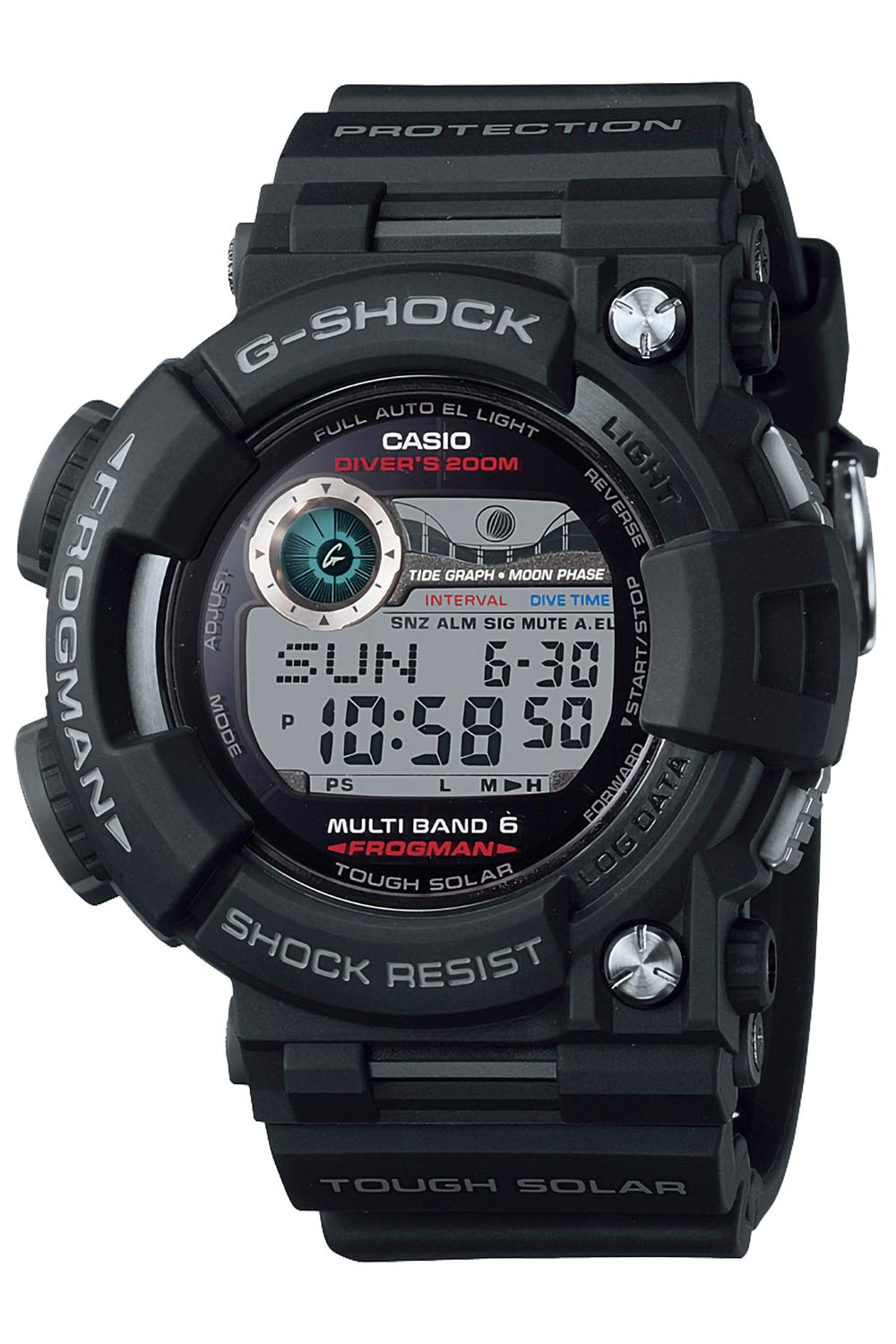 Casio G-Shock Digital Dial Resin Quartz Men's Watch [GWF-1000-1jf] (Japan Import