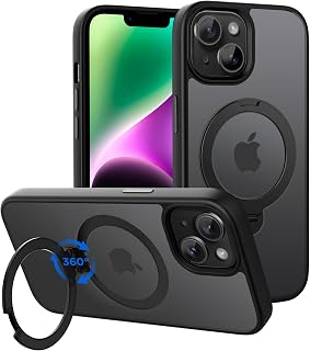CACOE Magnetic Case for iPhone 13/14 with Stand, Compatible with MagSafe