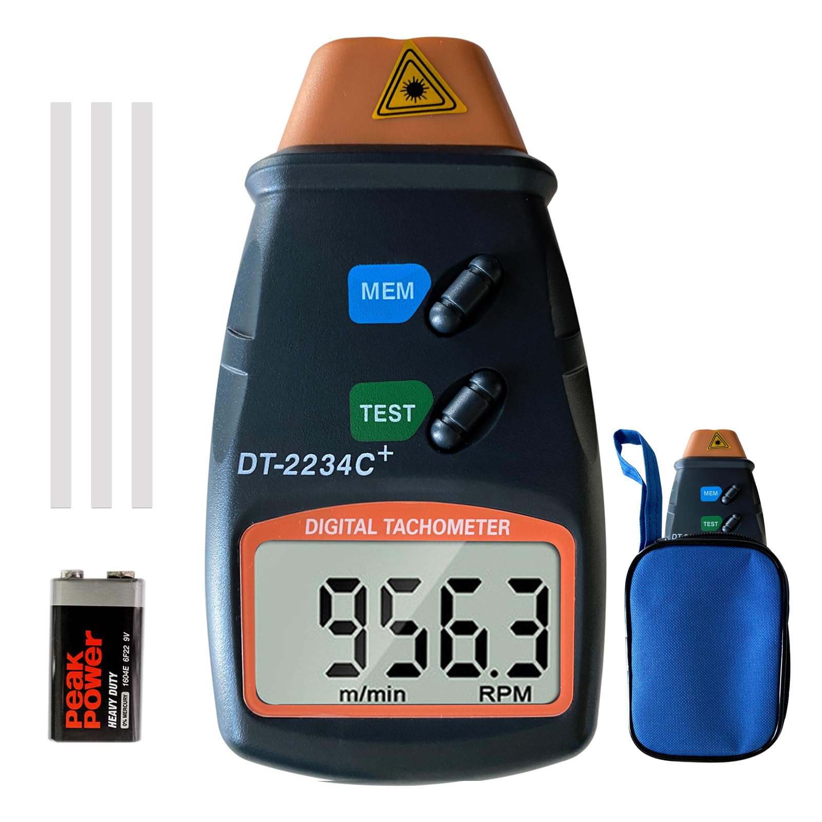 Digital Laser Photo Tachometer Gauce for car,Wheels,Engines,Non Contact Tach RPM