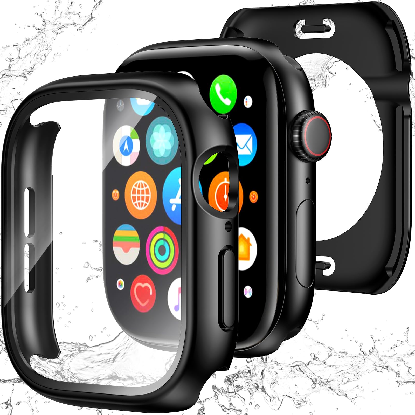 YIJDACASE 3 in 1 Waterproof Case for 40mm Apple Watch SE 3/2/1 Series 6/5/4 | 40