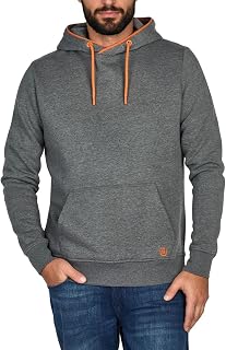 riverso RIVSandro Men's Regular Fit Hoodie Pullover Brown Red Blue Beige Black Green S M L XL XXL 3XL 4XL 5XL
