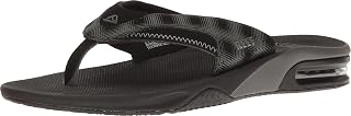 Reef Fanning Prints Black Plaid 4, Men's Flip Flops, Black Black Plaid 4 Bp4, 39 EU