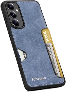 for Samsung Galaxy S25 Plus Case with Card Slot Wallet Phone Case, Blue