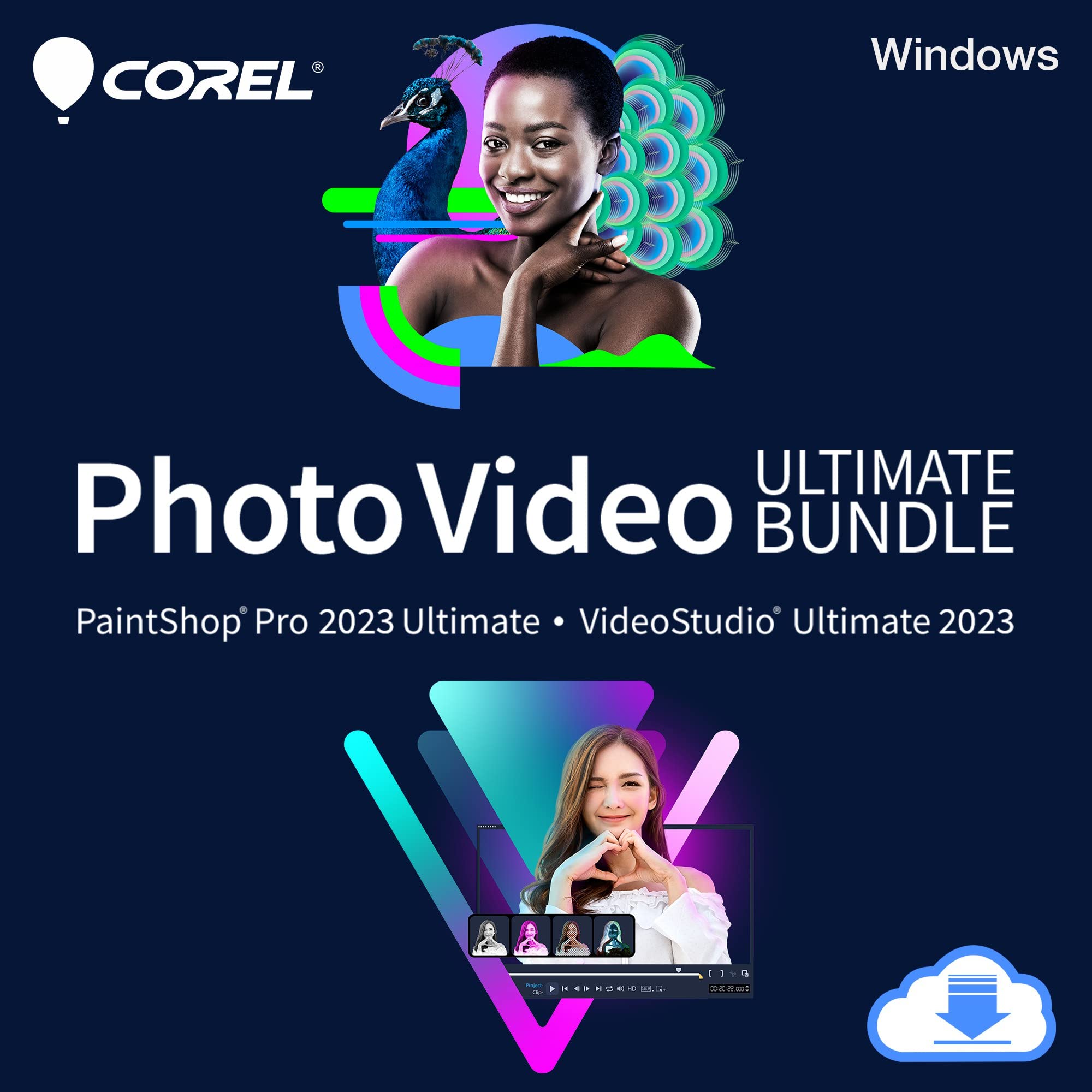 Corel Photo Video Ultimate Bundle 2023 | PaintShop Pro 2023 Ultimate and VideoSt