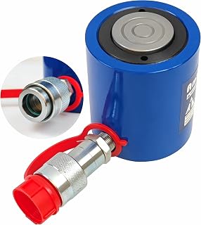 AMZCNC 30 Ton Hydraulic Cylinder Ram Single Acting 2 Inch Stroke 30T Hydraulic Cylinder Jack Lifting Jack Ram Portable Single Acting Lifting Cylinders with 50mm Stroke