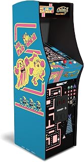 Arcade1Up Ms. Pac-Man Class of '81 Deluxe Arcade, 12 Retro Games | Gaming Cabinet with 17-Inch LCD Screen and Real Feel Joysticks and Buttons