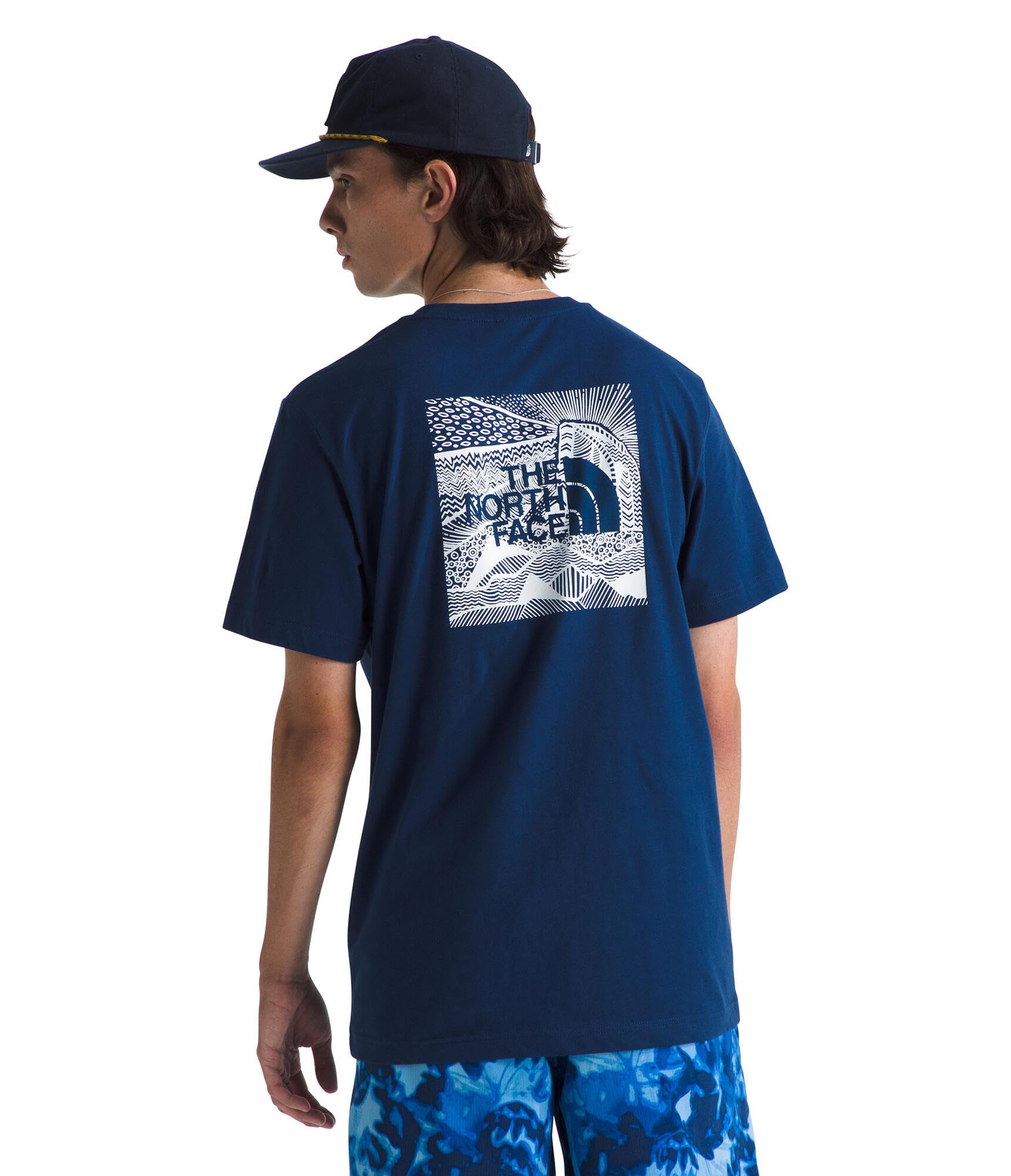 The North Face M S/S Box NSE Celebration Tee Men's T-Shirt (Pack of 1)