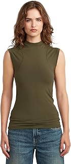 G-Star 2nd Skin Mock T SL Wmn T-Shirt Donna (Pacco da 1)