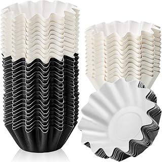 Boao Reusable Wax Melt Liner, Black, White, 25 Pcs