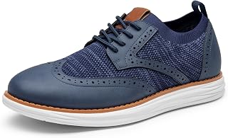 Bruno Marc Men's Oxford Shoes in Stretch Knit