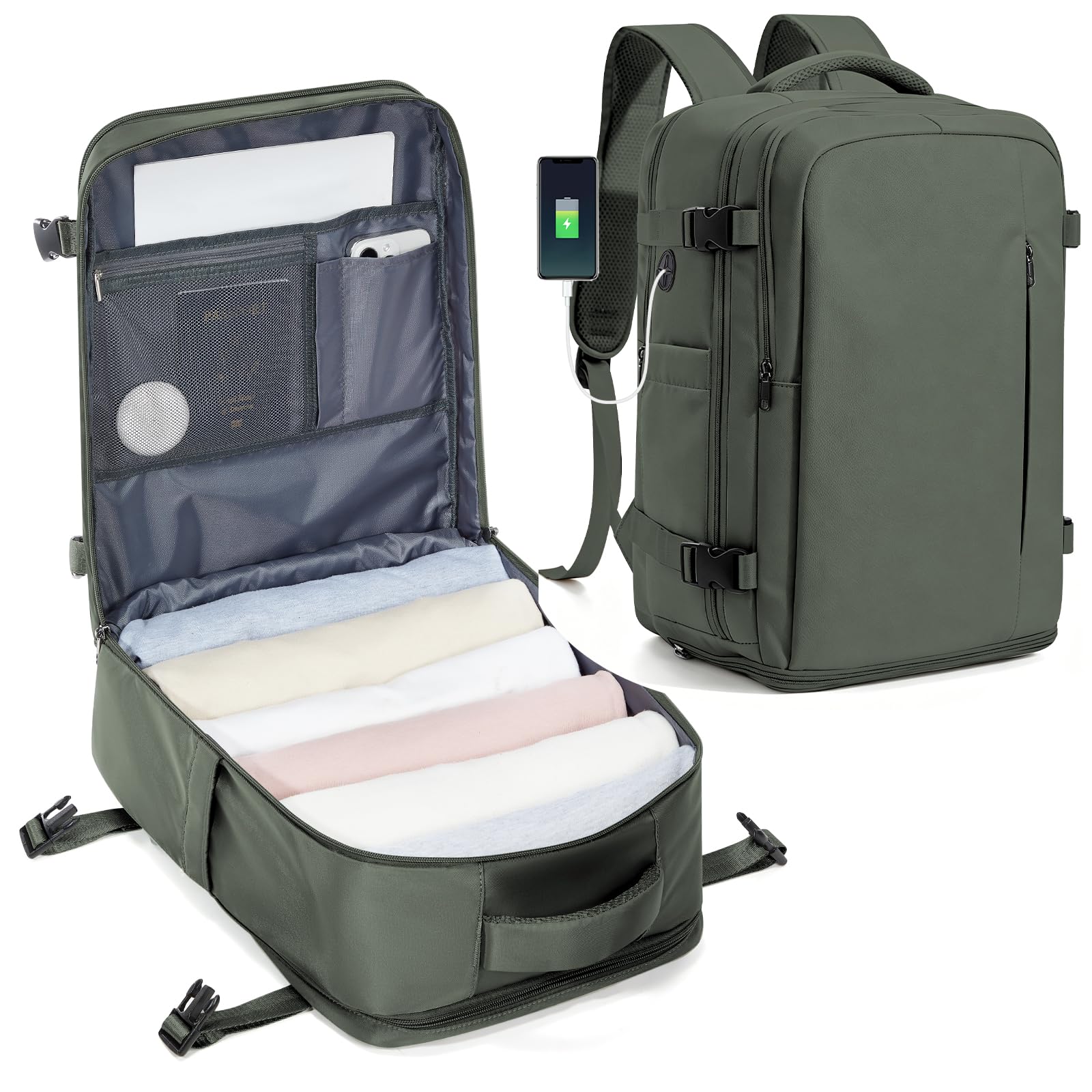 SZLX Ryanair Backpack 40 x 30 x 20 cm Vacuum with Hand Luggage Pump