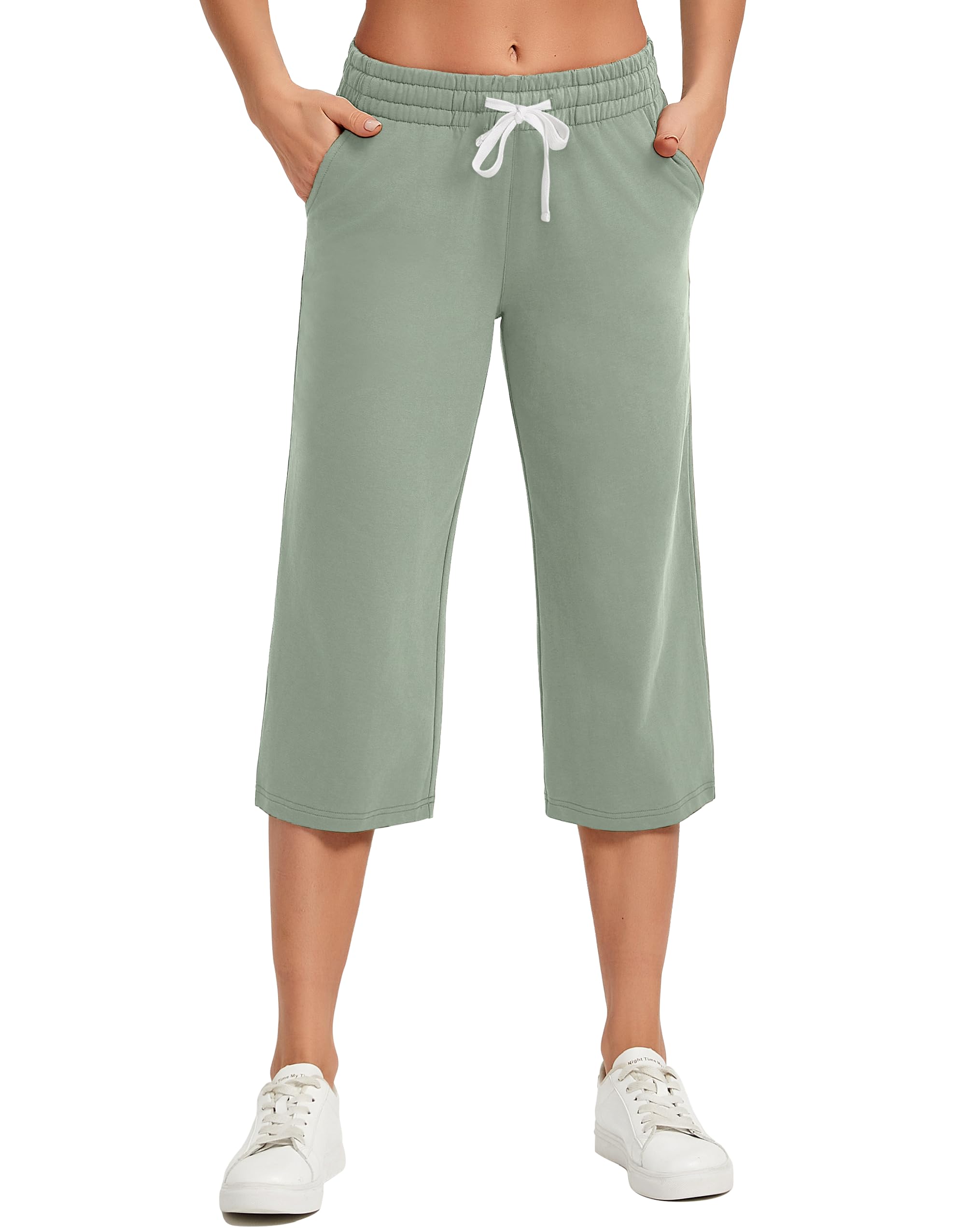 SPECIALMAGIC Womens Cotton Sweatpants with Pockets Athletic Drawstring Joggers C