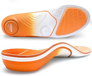 PCSsole Comfort Orthotic Insoles (Gen 2) – Heavy Duty 240+ lbs Arch Support Shoe Insert for Flat Feet & Heel Pain Relief – All-Day Standing Comfort