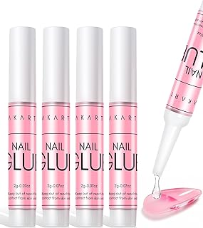 Makartt False Nail Glue Extra Strong Nail Glue, Quick Drying in 5 Seconds