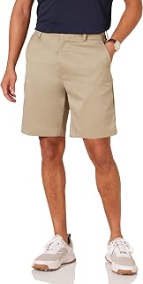 Amazon Essentials Men's Classic-Fit 9" Inseam Moisture-Wicking Golf Shorts, Functional Pockets
