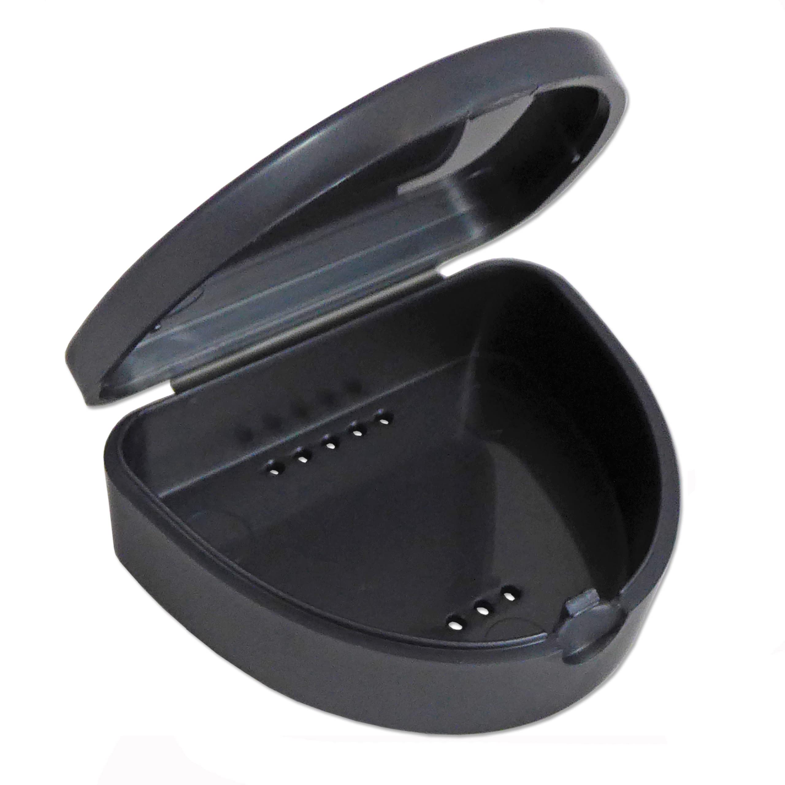 Slim Orthodontic Dental Case - for Retainers, Dentures & More (Grey)