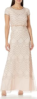Adrianna Papell Women's Short Sleeve Beaded Jacket, 46