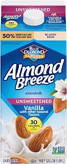 Blue Diamond, Unsweetened Vanilla Almondmilk, 64 Fl Oz