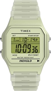 Timex T80 34mm Watch with Stainless Steel Bracelet