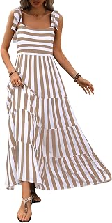 PRETTYGARDEN Women Dresses 2026 Summer Floral Sleeveless Maxi Dress