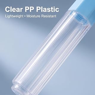 4Pcs Plastic Needle Storage Tubes, Needle case, Needle Holder Clear Sewing Container for Embroidery and Knitting