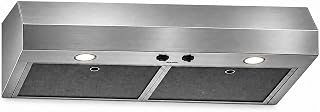 Broan-NuTone GLA1303SS 30-Inch Under Cabinet Range Hood, 350 CFM, Stainless | Features 1.5 Sones with Trusted Quiet Power for Effective Kitchen Ventilation, Comfortable Cooking and Reliable Airflow