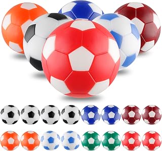 BQSPT 32mm Foosball Balls Foose Balls Table Soccer Game Replacement,Foosball Balls Official 32mm Mini Table Footballs Ball (16 Pack)