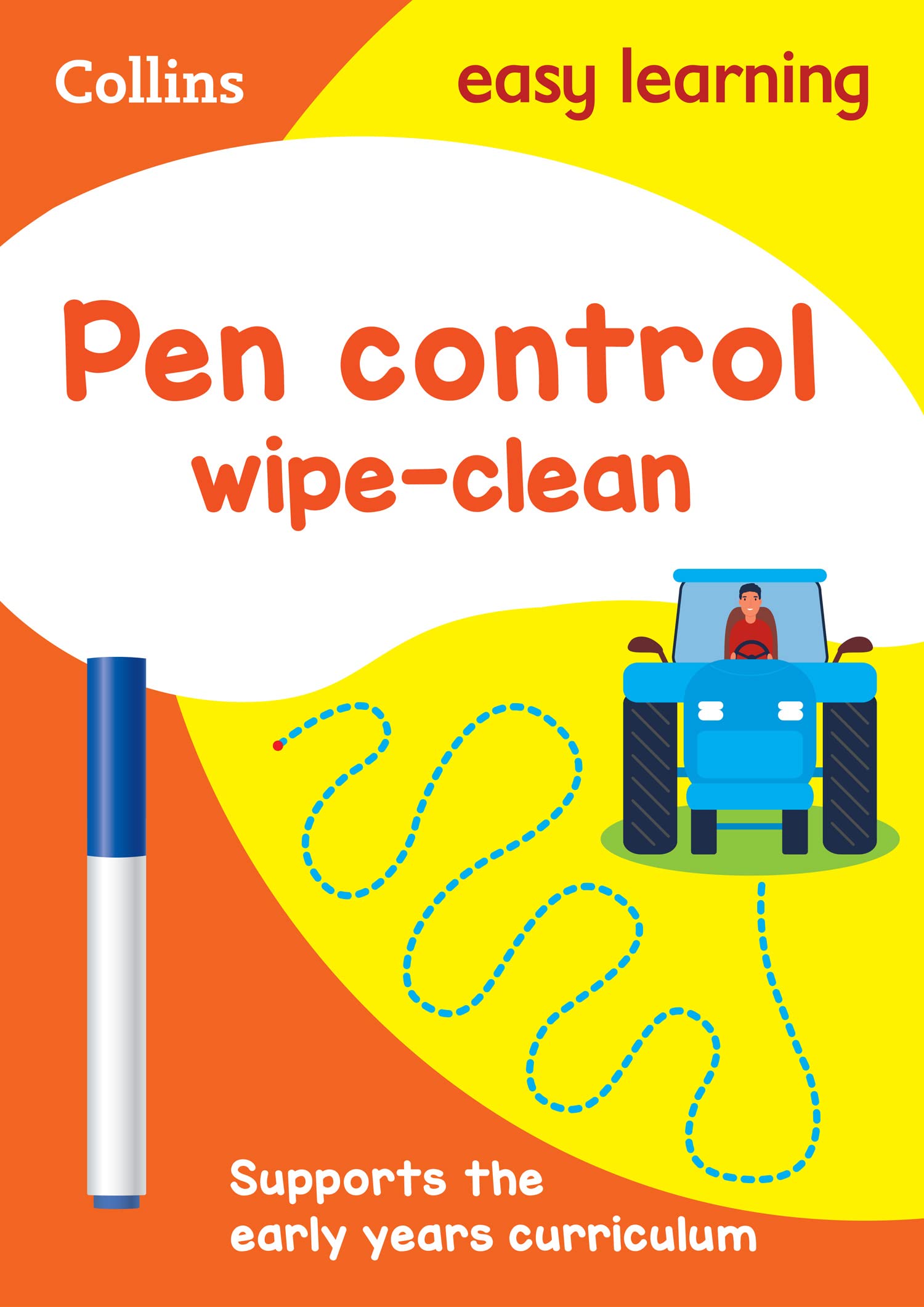 Pen Control Age 3-5 Wipe Clean Activity Book: Ideal for home learning (Collins E