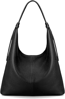befen Genuine Leather Slouchy Hobo Purses for Women, Casual Hobo Bags
