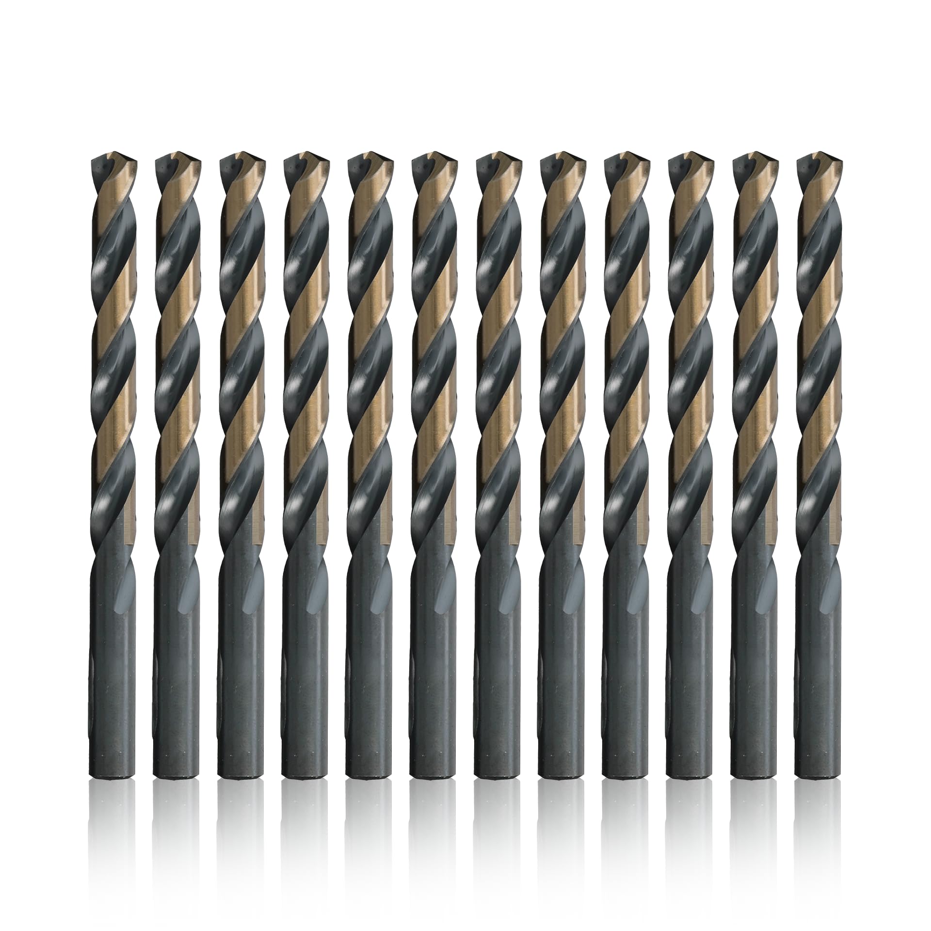 Drill America - KFD3/16P12 3/16" High Speed Steel Black & Gold KFD Split Point D