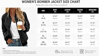 Women Lightweight Casual Zip Up Bomber Jacket Classic Windbreaker with Pockets for Spring and Autumn