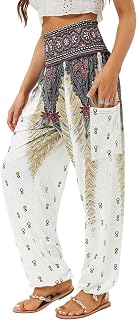 QIANXIZHAN Boho Palazzo Men's and Women's Elegant Trousers