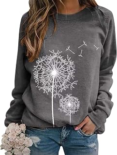 Women's casual sweatshirt, without hood, sport, sweatshirt, round neck, long sleeves, original pullover, casual, hoodie, top, top, sweater, print, comfortable pattern, fashion