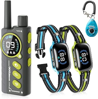 No Shock Dog Training Collar for 2 Dogs - Safe and Humane