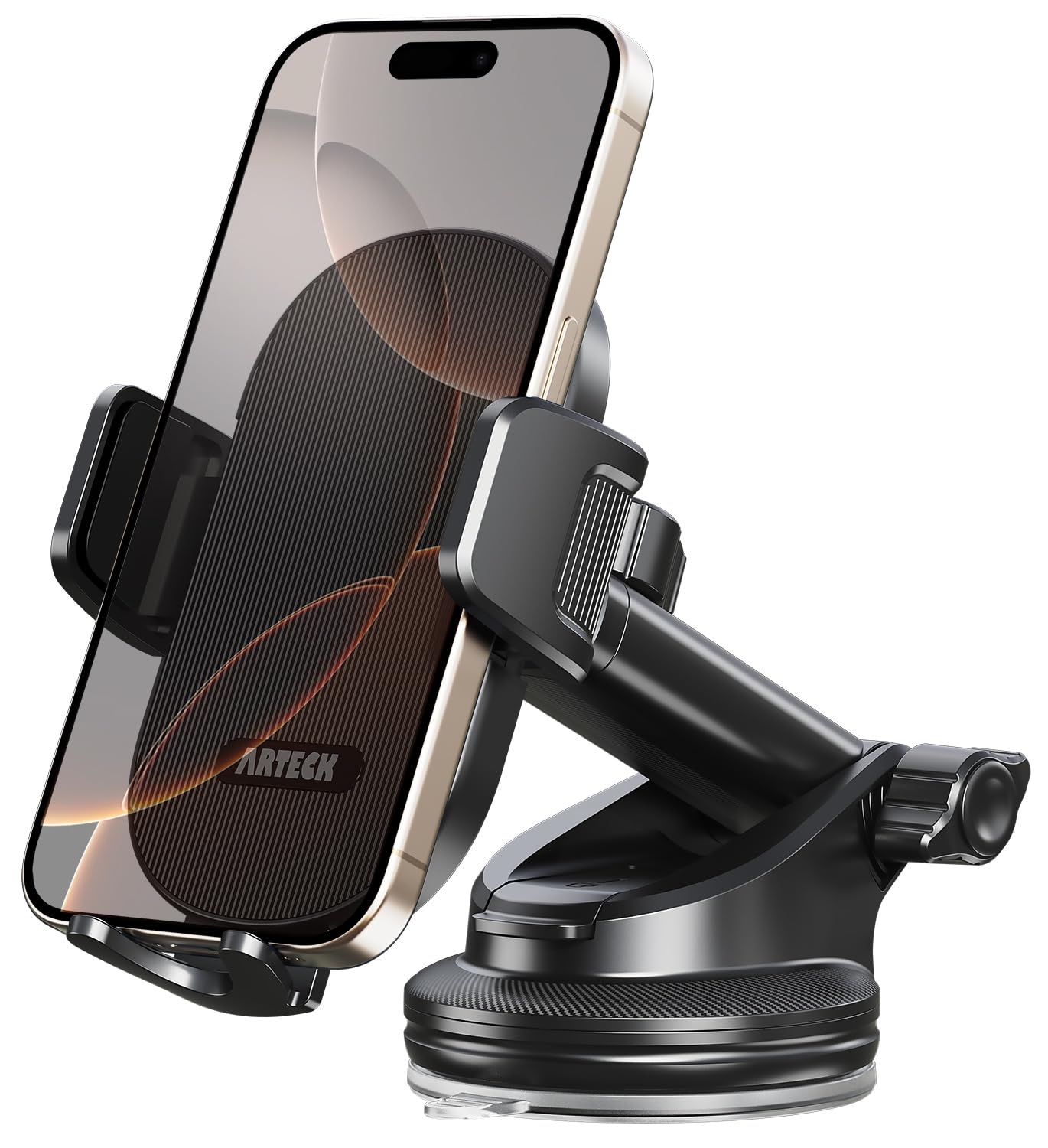 Arteck Car Mount, Universal Mobile Phone Car Mount Holder 360° Rotation for Auto